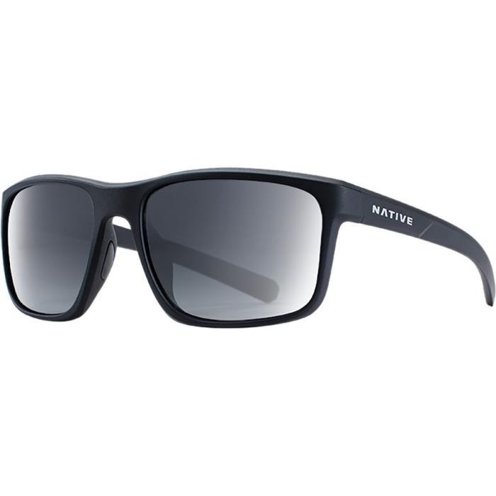 Native Eyewear Wells Polarized Sunglasses Accessories 03905 Matte BL CRYSTAL-GR