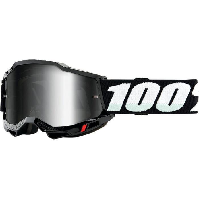 100% Accuri 2 Mirrored Lens Goggles Bike 03801 BL/MIRROR Silver Lens2