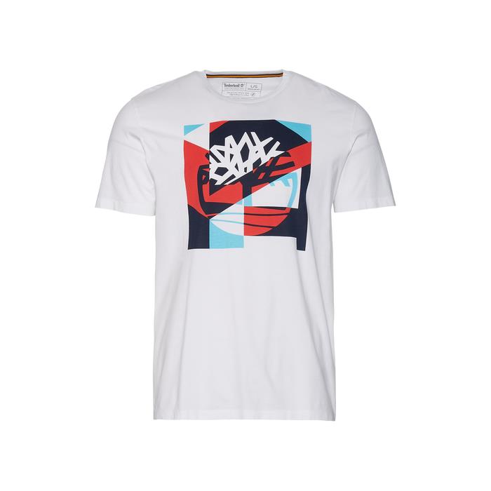 Timberland Photo T Shirt 02260 WH/RED/BLUE