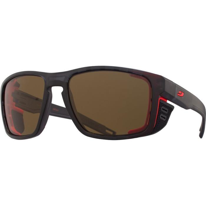 Julbo Shield Polarized Sunglasses Accessories 03977 Transluscent BL/NEON Orange-Reactive High Mountain