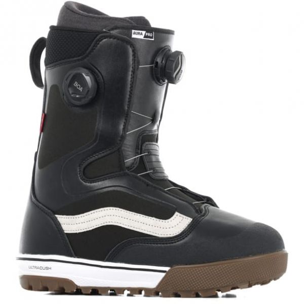 반스 Vans Aura Pro Snowboard Boots 2024 Black/White 스노보드 부츠 101765